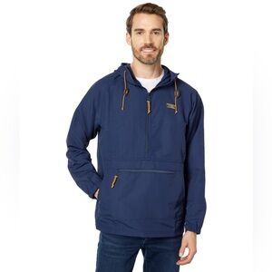 Men's L.L.Bean Mountain Classic Navy Anorak XL Tall EUC